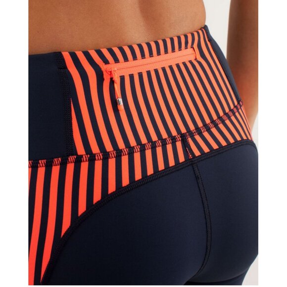 Lululemon Run Get Up & Glow Tight in Inkwell/Classic Stripe Light Flare Inkwell - Picture 5 of 16